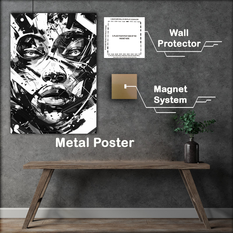 Buy Metal Poster : (The mask of v for vendee)