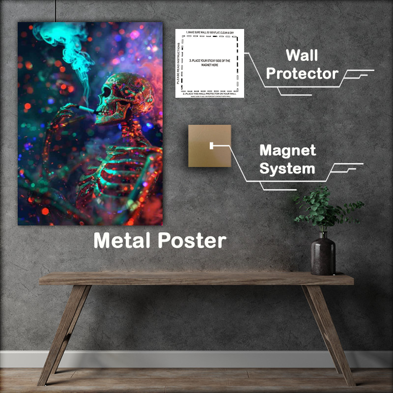 Buy Metal Poster : (psychedelic suit just ar rest)