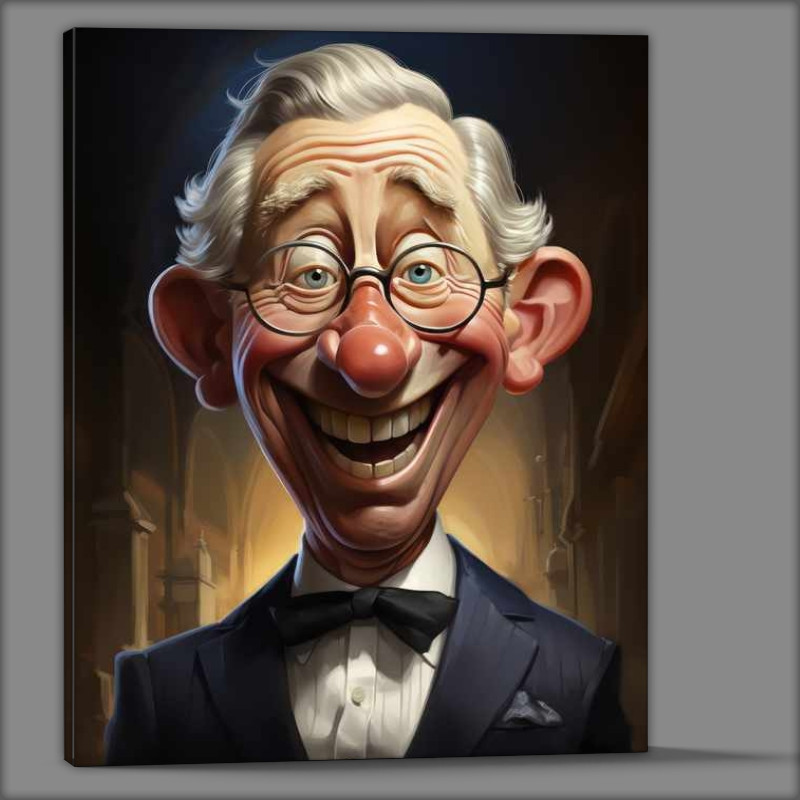 Buy Canvas : (Caricature of prince Charles)