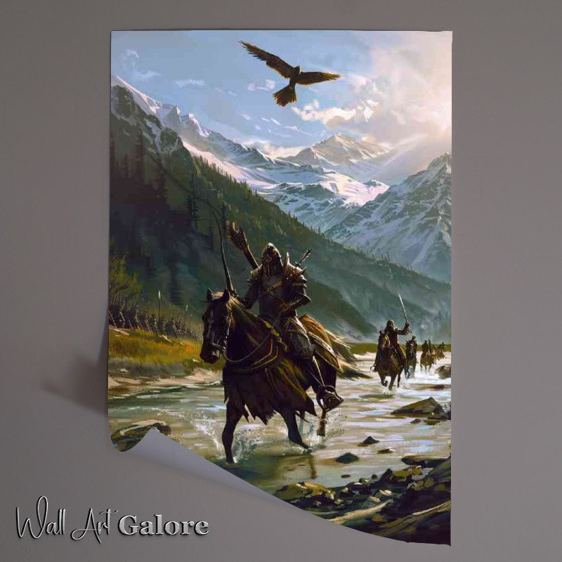 Buy Unframed Poster : (Horseback archers and soldiers)