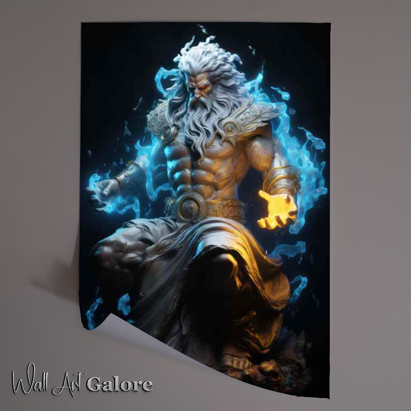 Buy Unframed Poster : (Oceanus and Tethys Titans of the Sea and Waters)