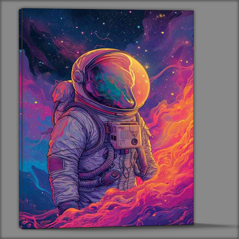 Buy Canvas : (Ailen in a space suit)