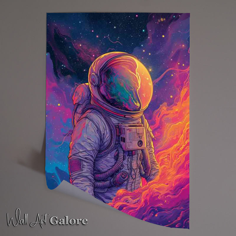 Buy Unframed Poster : (Ailen in a space suit)