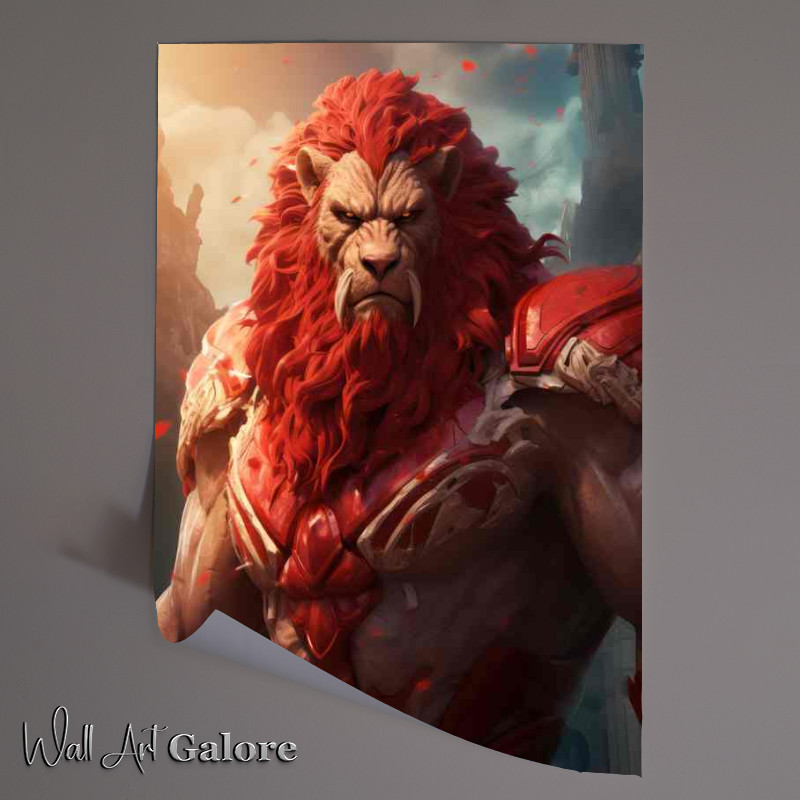 Buy Unframed Poster : (Spartak legend of heroes red main)