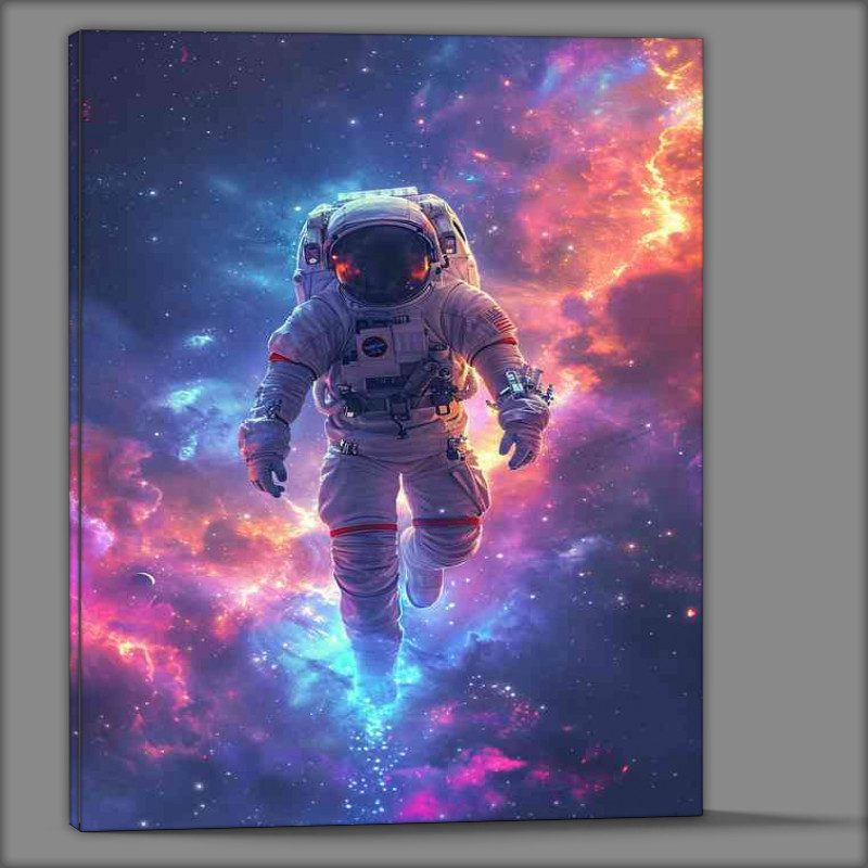 Buy Canvas : (Spaceman astronaut in the sky)