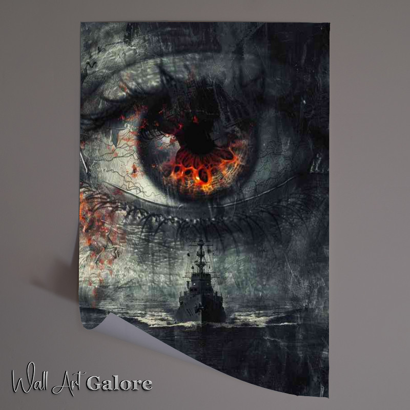 Buy Unframed Poster : (Eye and the ship in the sea)