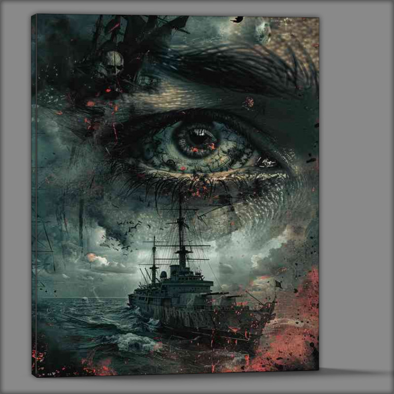 Buy Canvas : (The Eye of the ghost ship)