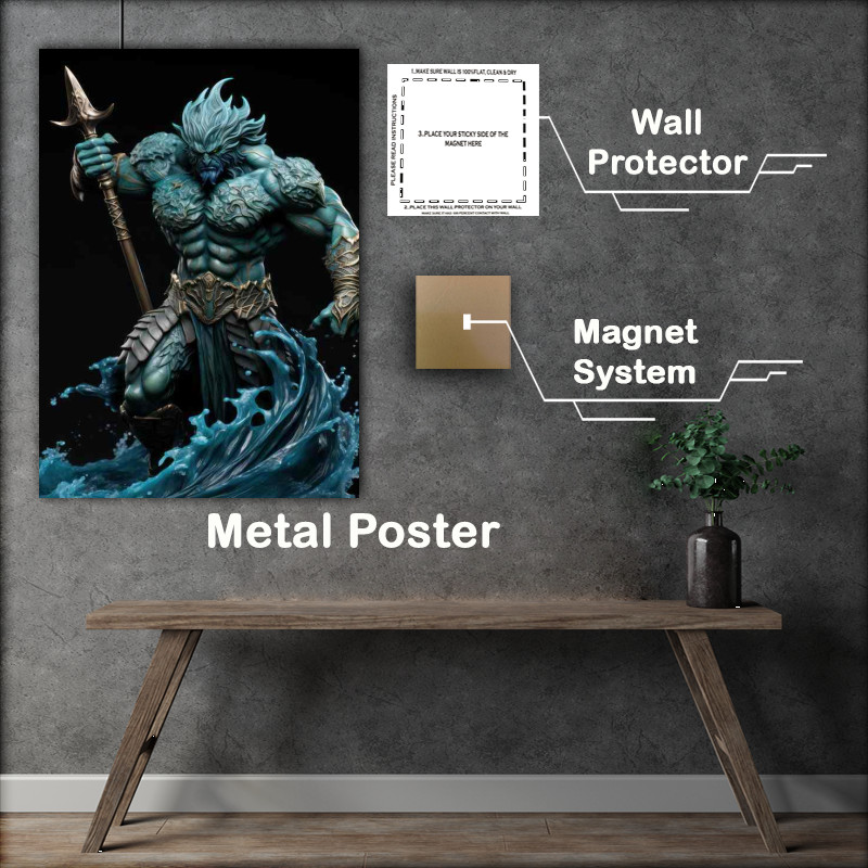 Buy Metal Poster : (Titaness of the Cooling Breeze)