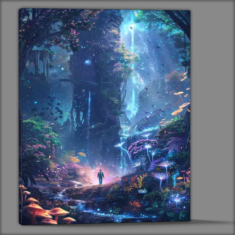 Buy Canvas : (A Man in the enchanted forests)