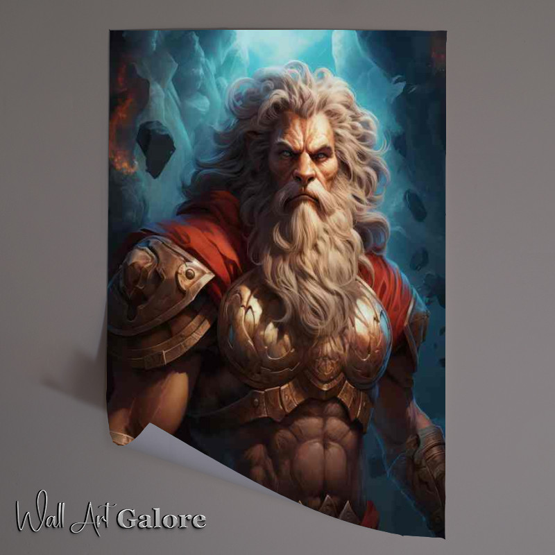 Buy Unframed Poster : (Zeus King of the Greek Gods and Ruler of Mount Olympus)
