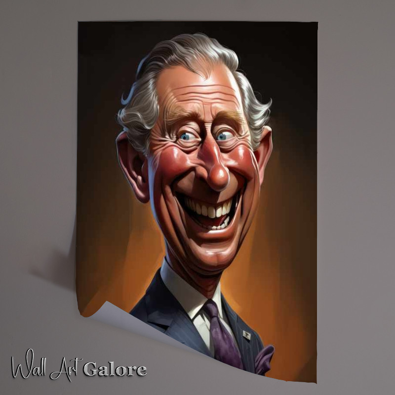 Buy Unframed Poster : (Caricature of prince Charles future king)
