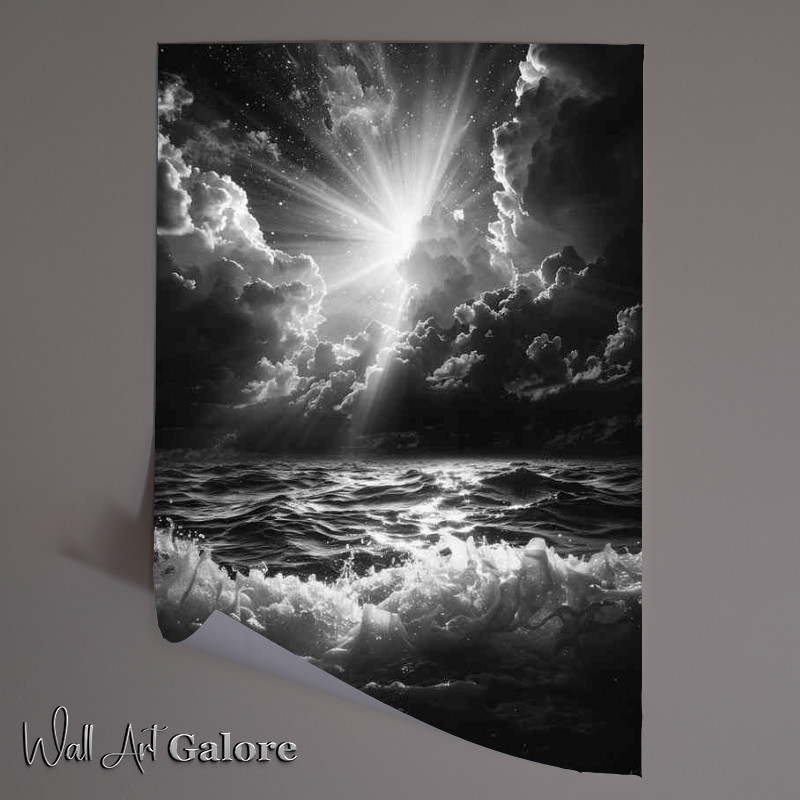 Buy Unframed Poster : (Sunlight shining through the storm)