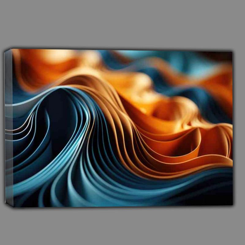 Buy Canvas : (Irredecent colours of waves)