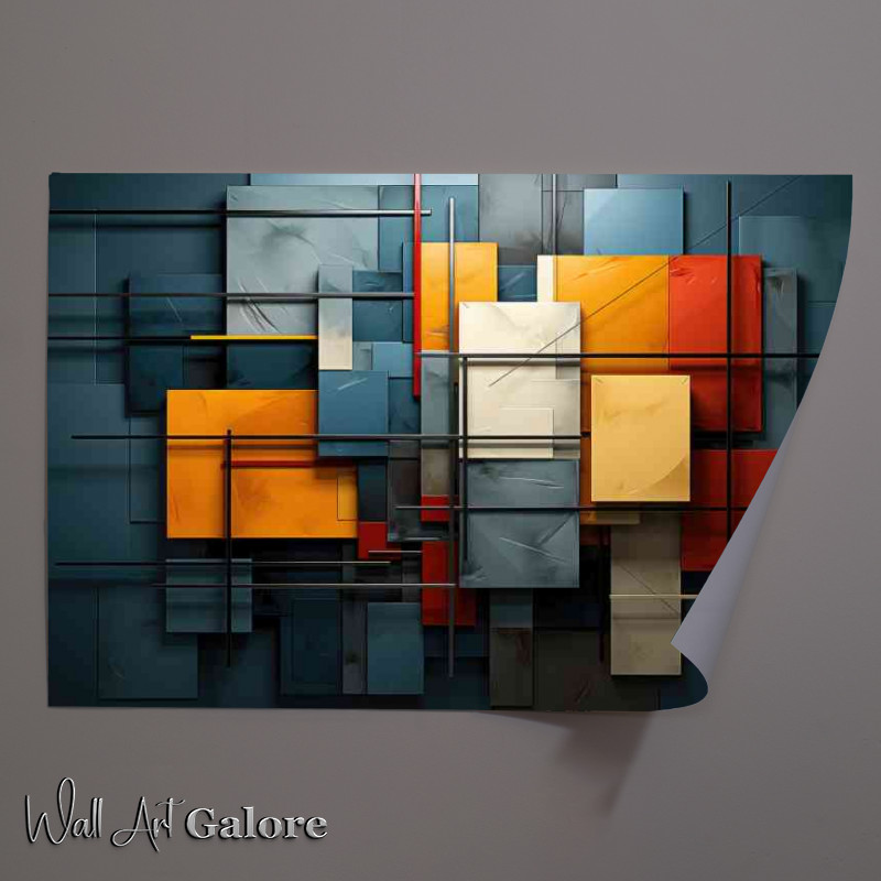 Buy Unframed Poster : (Its all about the square shapes)