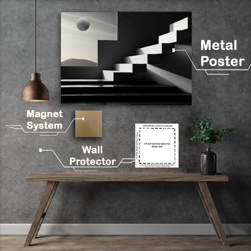 Buy Metal Poster : (Light to the outside)
