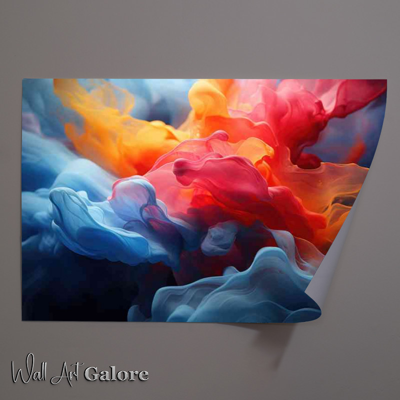 Buy Unframed Poster : (Liquid form array of colours)