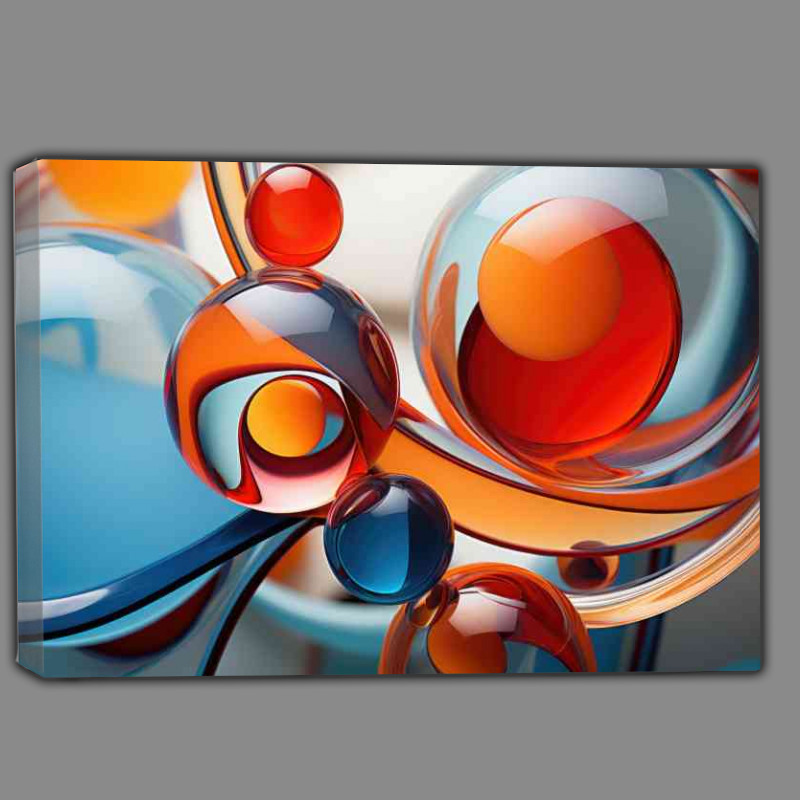 Buy Canvas : (Through the looking glass shapes and colours)