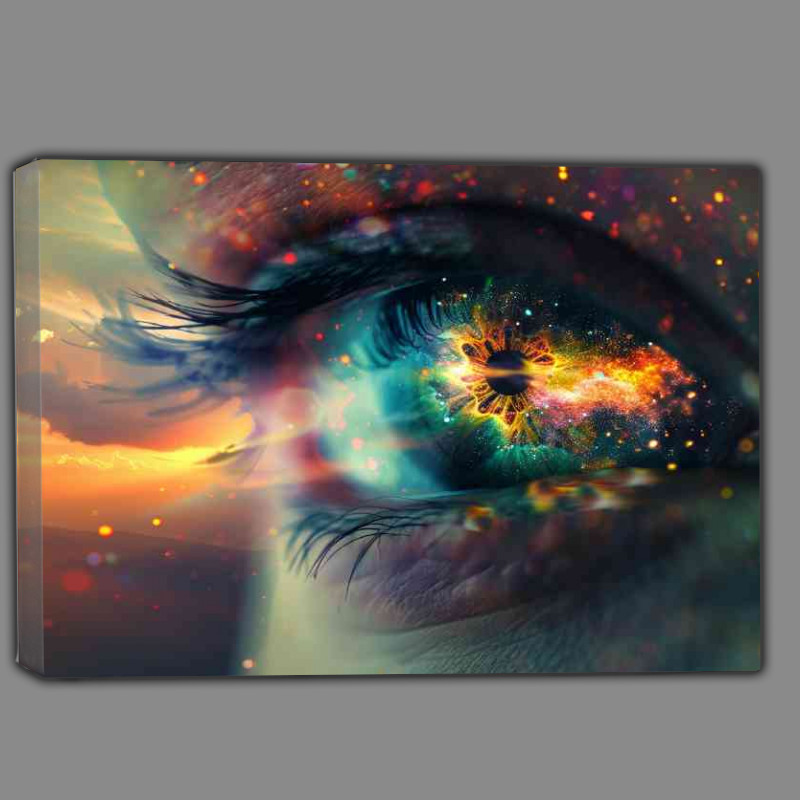 Buy Canvas : (An Eye with the nebula in front of it)