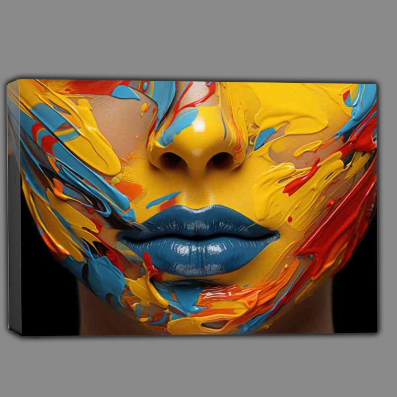 Buy Canvas : (Just blue Lips)