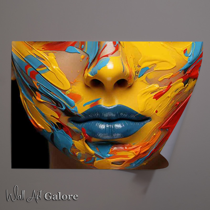 Buy Unframed Poster : (Just blue Lips)