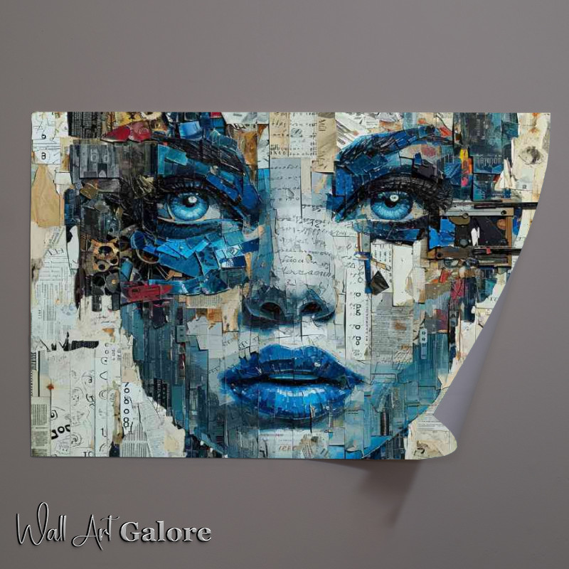 Buy Unframed Poster : (The Pallet Knife ladys face)