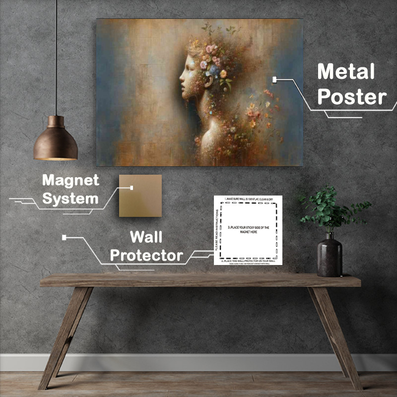 Buy Metal Poster : (poignant blend of beauty and decay)