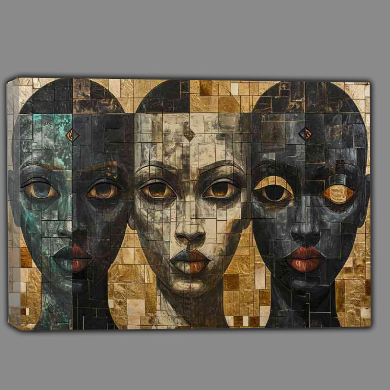 Buy Canvas : (the painted three ladys heads)