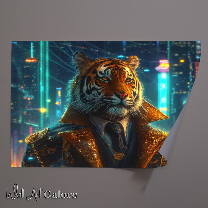 Buy Unframed Poster : (Tiger dressed to impress)