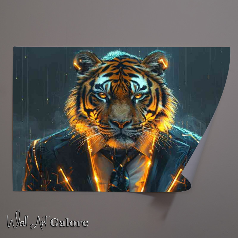 Buy Unframed Poster : (Tiger in the tuxedo)