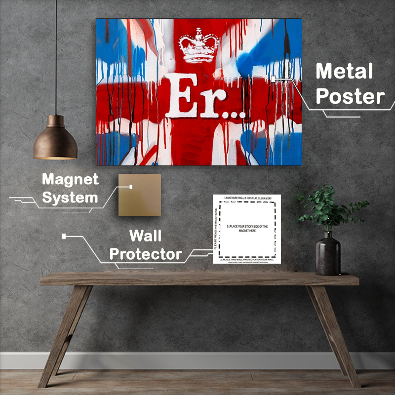 Buy Metal Poster : (Er Union Jack)
