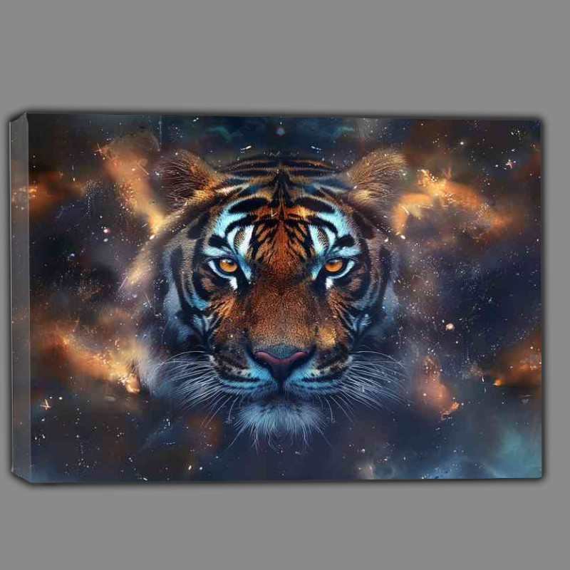 Buy Canvas : (Lions face in the nebula skys)