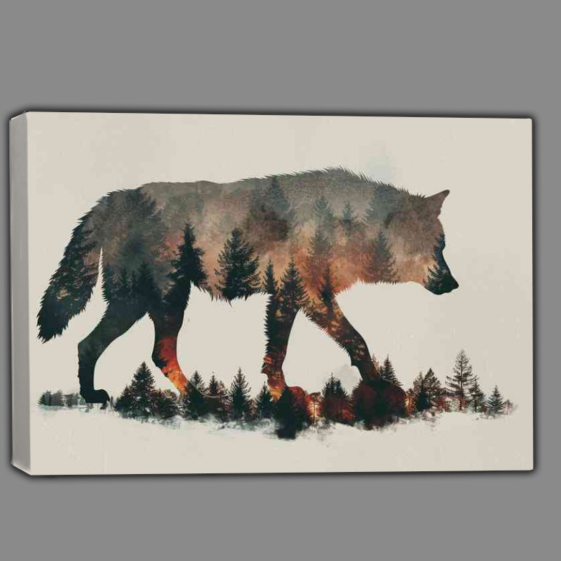 Buy Canvas : (The Giant Wolf)