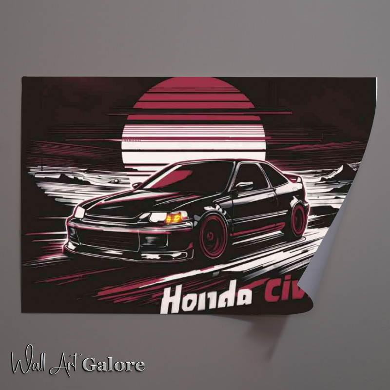 Buy Unframed Poster : (Awe inspiring Honda Civic)