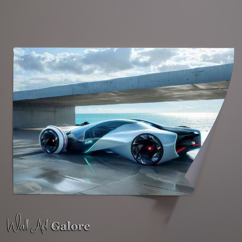 Buy Unframed Poster : (BMW concept style car of the future)