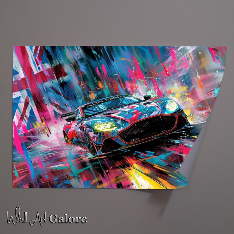 Buy Unframed Poster : (Painting style of an Aston Martin DBS)