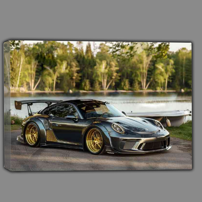 Buy Canvas : (Porsche with a gloss charcol)