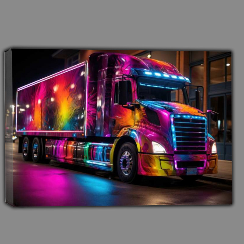 Buy Canvas : (The Multi coloured truck)