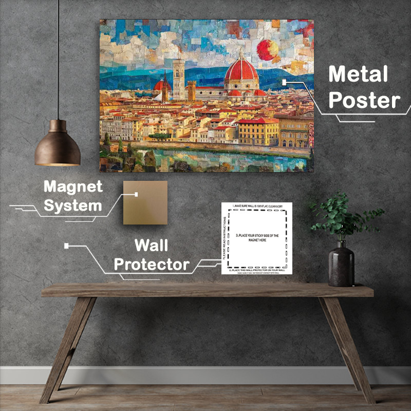 Buy Metal Poster : (Painted style of Florance in Italy)