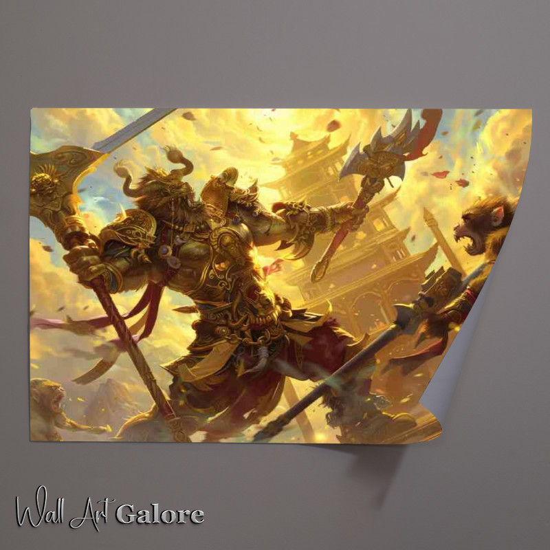 Buy Unframed Poster : (Anthropomorphic yellow in battle mode)