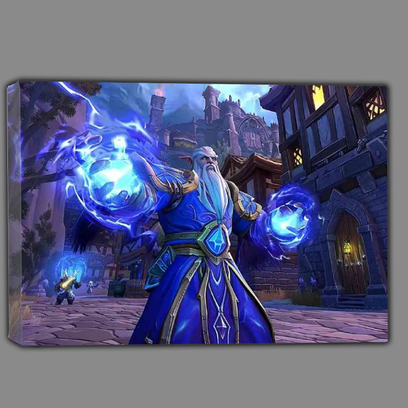 Buy Canvas : (Gnome mage in blue robes and armo)