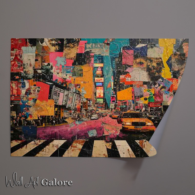 Buy Unframed Poster : (A Mixed collage of city living)