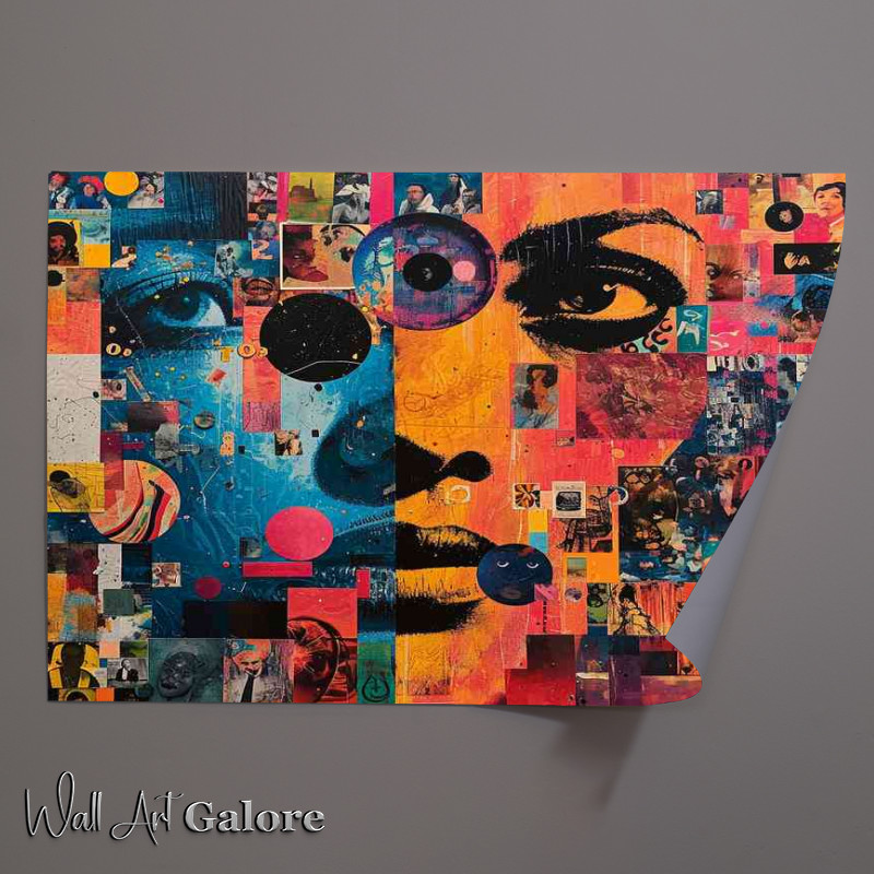 Buy Unframed Poster : (A nice mixed art collage lady)