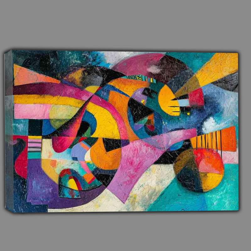 Buy Canvas : (Abstract shapes with some nice tones of colour)