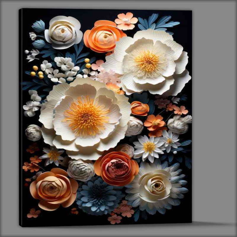 Buy Canvas : (Petal Dreamscapes Abstract Visions in Art)