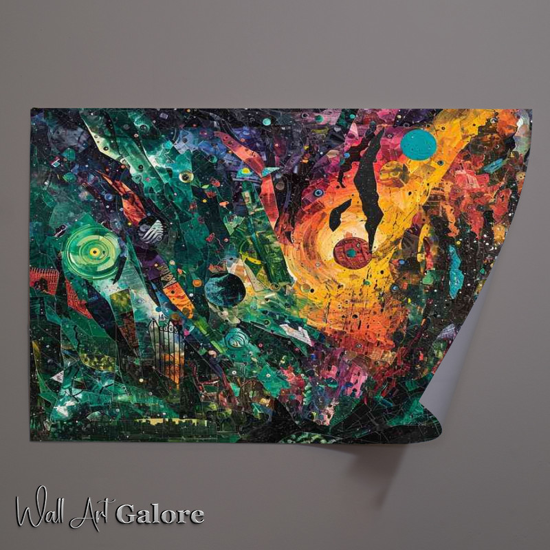 Buy Unframed Poster : (Its all about the mixed media art)