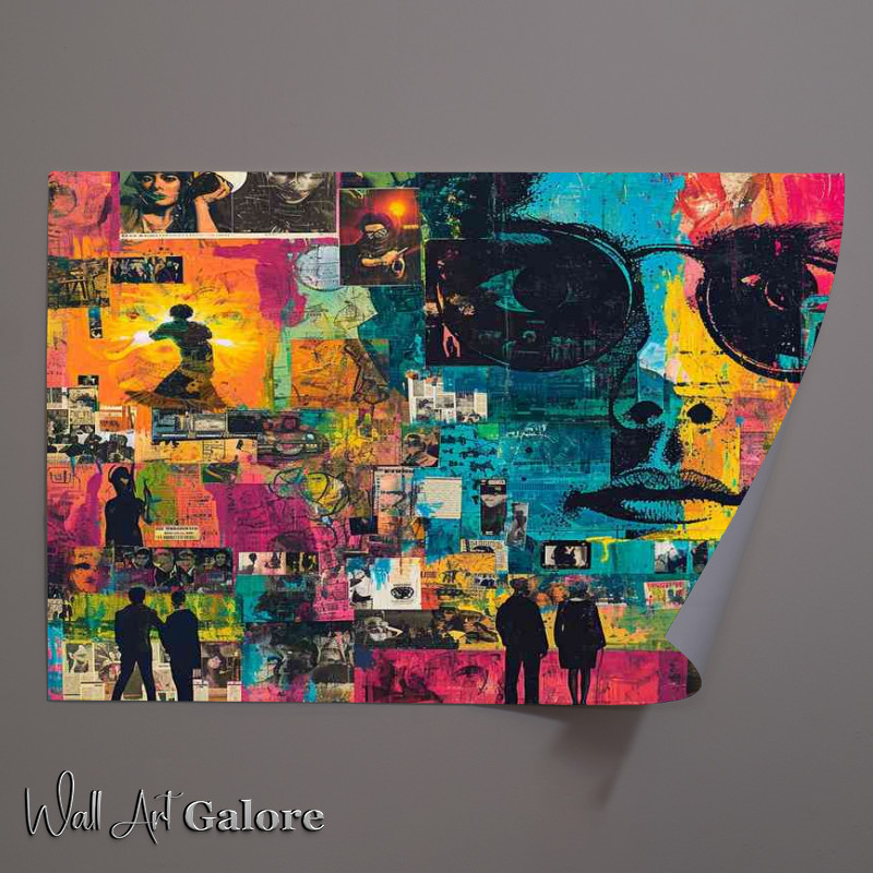 Buy Unframed Poster : (Mixed collage of people street art)