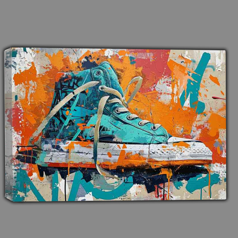 Buy Canvas : (Painted street art sneekers)