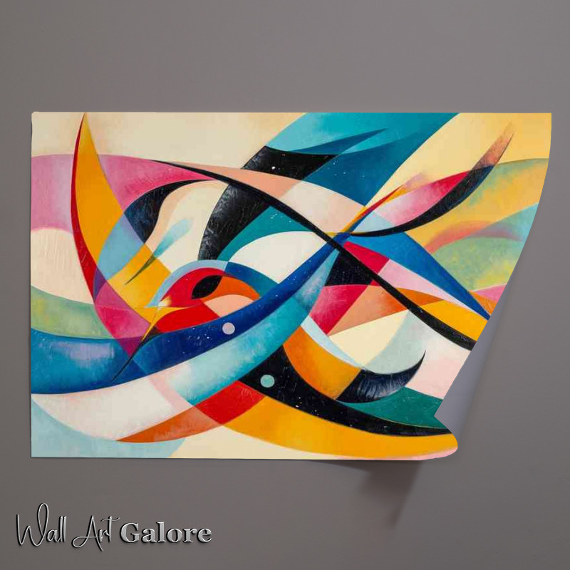 Buy Unframed Poster : (Swirls and abstract shapes)