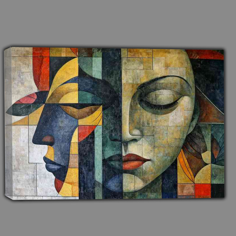 Buy Canvas : (The dream ladys cubist style)