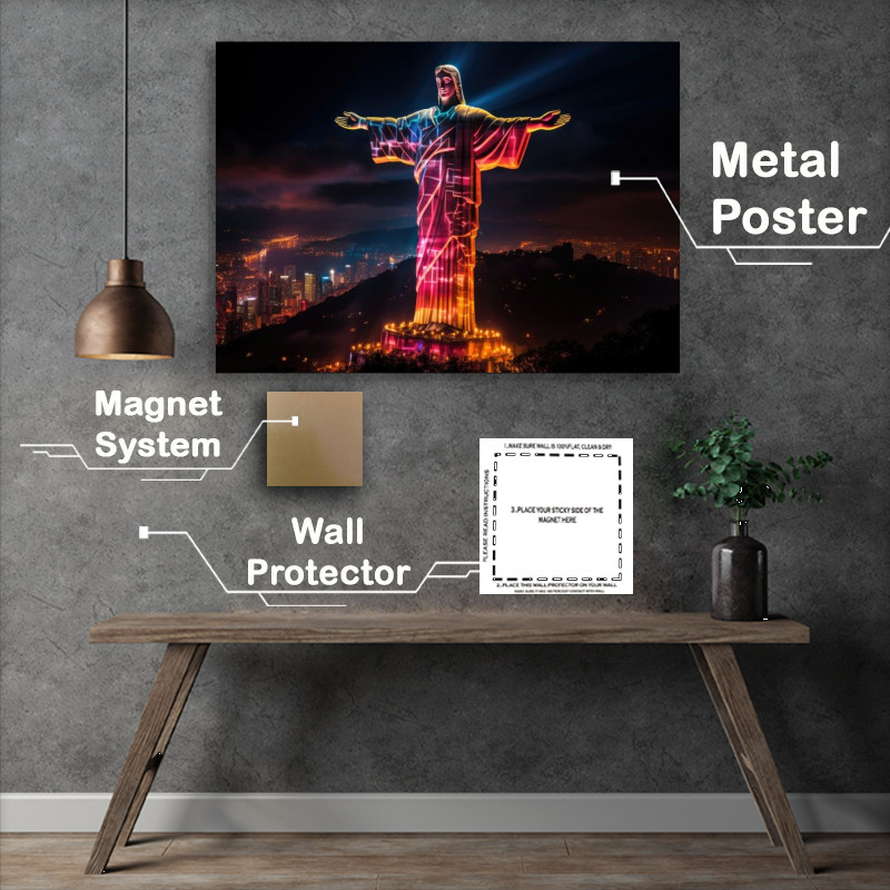 Buy Metal Poster : (Amazing Christ of Redeema)